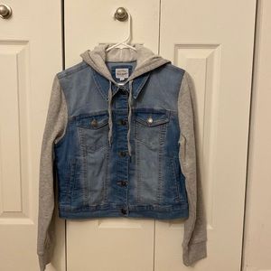 Denim Sweater jacket